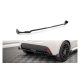 Splitter Toyota Yaris IV Rear Central v.1 + Flaps Gloss Black