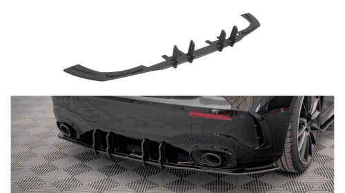 Diffuser Mercedes-Benz A35 AMG Aero Pack W177 Rear Street Pro Black-Red