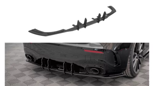 Diffuser Mercedes-Benz A35 AMG Aero Pack W177 Rear Street Pro Red