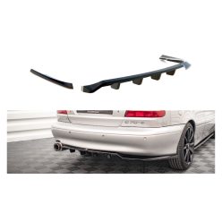 Splitter Volvo C70 I Rear Central with Diffuser Gloss Black