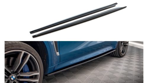 Diffuser BMW X6 F86 M-Pack Side Skirts Gloss Black