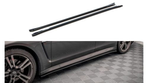 Diffuser Porsche Panamera Panamera Diesel Panamera Turbo 970 Side Skirts v.2 Gloss Black
