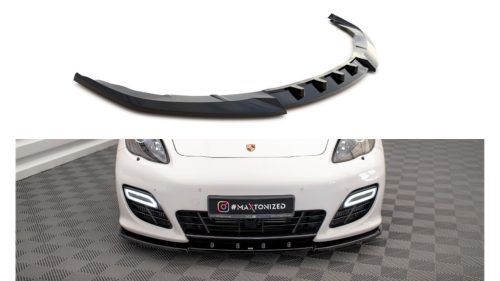 Splitter Porsche Panamera Turbo Sport Design Package 970 Front v.1 Gloss Black