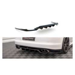   Splitter Porsche Panamera Turbo 970 Rear Central with Diffuser Gloss Black