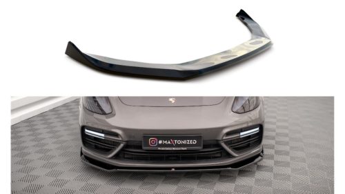 Splitter Porsche Panamera Turbo S E-Hybrid Front v.2 Gloss Black