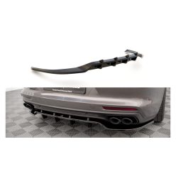   Splitter Porsche Panamera Turbo S E-Hybrid Panamera E-Hybrid Rear Central with Diffuser Gloss Black