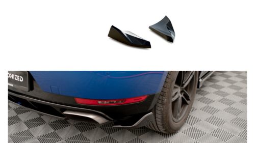 Splitter Porsche Macan I Rear Side Gloss Black