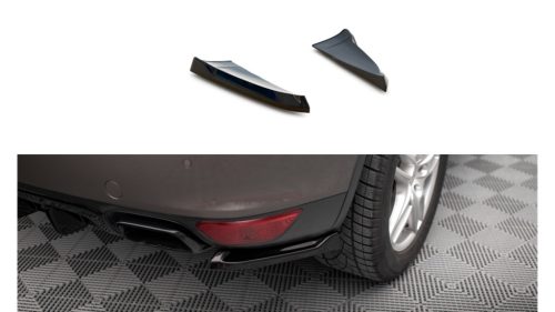 Splitter Porsche Cayenne II Rear Side Gloss Black