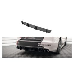Diffuser Audi S8 D4 Rear Street Pro Red