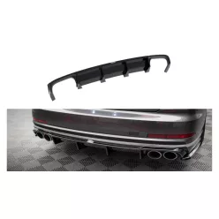Diffuser Audi S8 D5 Rear Valance Gloss Black