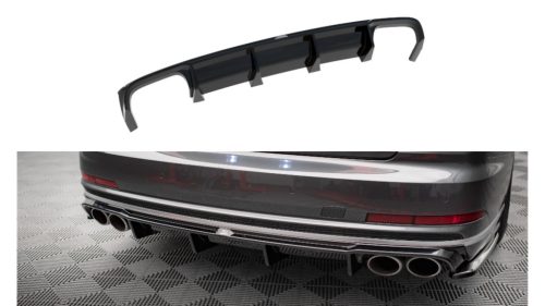 Diffuser Audi S8 D5 Rear Valance Gloss Black