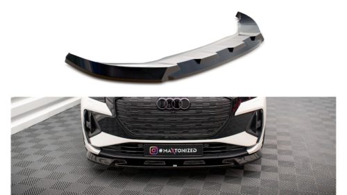 Splitter Audi Q4 e-tron Front v.1 Gloss Black