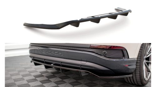 Splitter Audi Q4 e-tron Rear Central with Diffuser Gloss Black