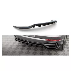   Splitter Audi Q3 F3 S-Line Rear Central with Diffuser Gloss Black