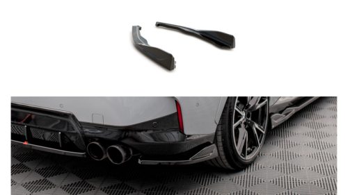 Splitter BMW 2 G42 M-Pack Rear Side v.1 Gloss Black