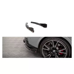 Splitter BMW 2 G42 M-Pack Rear Side v.2 + Flaps Gloss Black