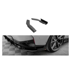   Splitter BMW 2 G42 M-Pack Rear Side Street Pro Black + Gloss Flaps