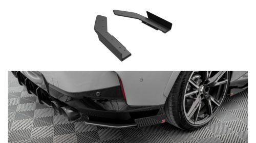 Splitter BMW 2 G42 M-Pack Rear Side Street Pro Black + Gloss Flaps