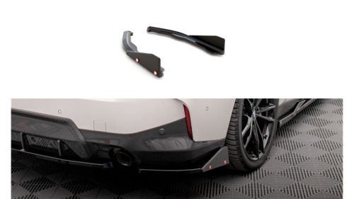 Splitter BMW 2 G42 M-Pack Rear Side v.2 + Flaps Gloss Black
