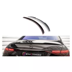 Spoiler Cap Mercedes-Benz S W223 Gloss Black 3D Gloss Black
