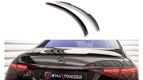 Spoiler Cap Mercedes-Benz S W223 Gloss Black 3D Gloss Black