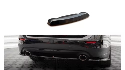 Splitter Infiniti Q50 S I Rear Central Gloss Black