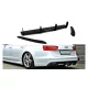 Diffuser Audi A6 C7 S-Line Rear + Rear Splitter Side exhaust 1x2