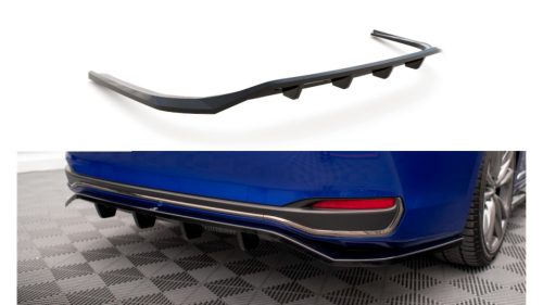 Splitter Lexus ES VII F Sport Rear Central with Diffuser Gloss Black