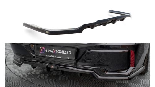 Splitter BMW 7 G70 M-Pack Rear Central with Diffuser Gloss Black