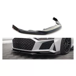 Splitter Audi R8 4S Facelift Front v.3 + flaps Gloss Black