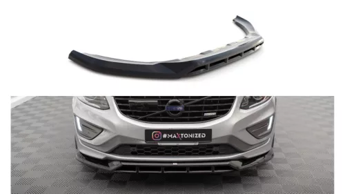 Splitter Volvo XC60 R-Design I Facelift Front Gloss Black