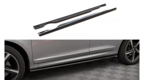 Diffuser Volvo XC60 R-Design I Facelift Side Skirts Gloss Black