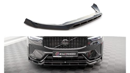 Splitter Volvo XC60 R-Design II Facelift Front Gloss Black