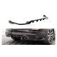 Splitter Volvo XC60 R-Design II Facelift Rear Central with Diffuser Gloss Black