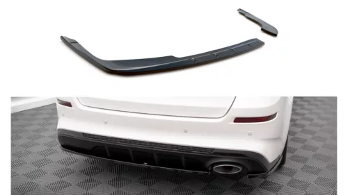 Splitter Kia Optima IV Facelift Rear Side v.1 Gloss Black