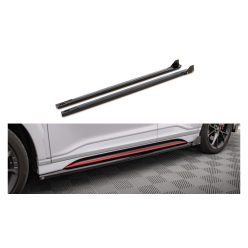 Side Skirts Hyundai Kona N Mk1 Flaps v.1 Gloss Black