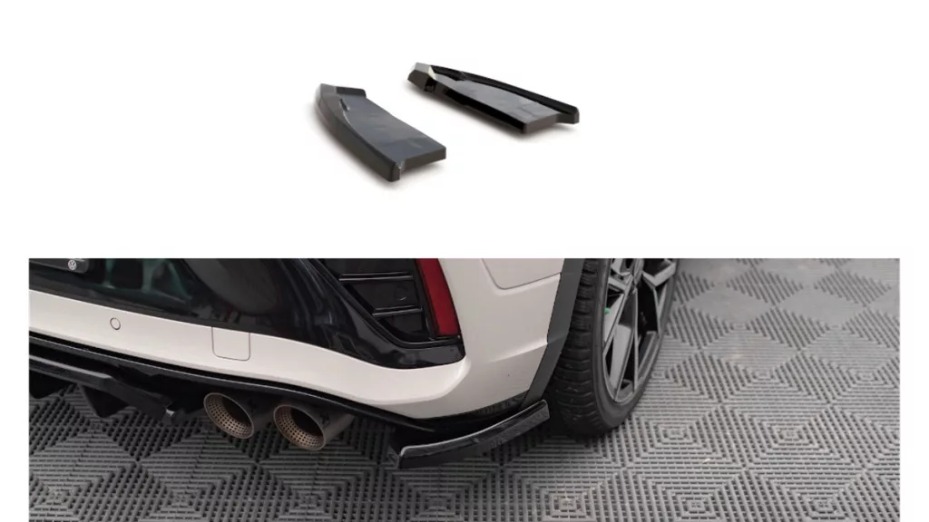 Splitter Volkswagen T-Roc Facelift R R-Line Rear Side Gloss
