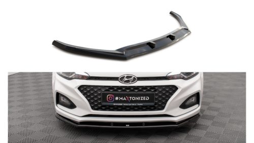 Splitter Hyundai I20 II Facelift Front v.1 Gloss Black