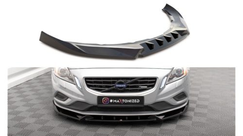 Splitter Volvo S60 II R-Design Front v.1 Gloss Black