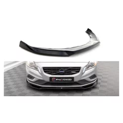 Splitter Volvo S60 II R-Design Front v.2 Gloss Black