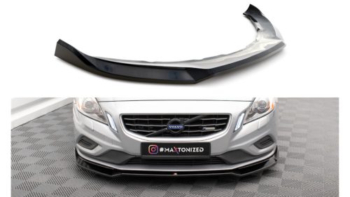 Splitter Volvo S60 II R-Design Front v.2 Gloss Black