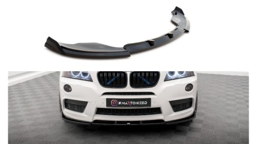 Splitter BMW X3 F25 M-Pack Front Gloss Black