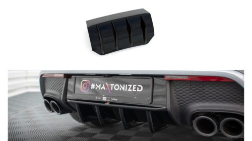 Diffuser Porsche Macan I Facelift 2 Rear Valance Gloss Black