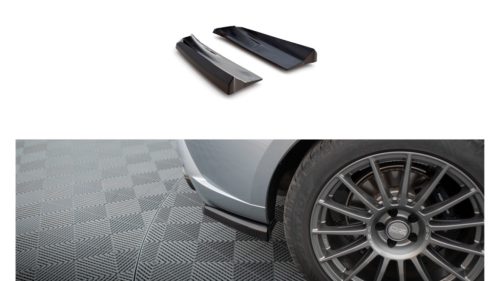 Splitter Porsche Macan I Facelift 2 Rear Side Gloss Black