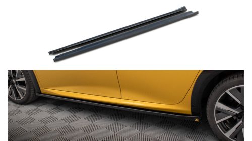 Diffuser Peugeot 208 GT II Side Skirts Gloss Black