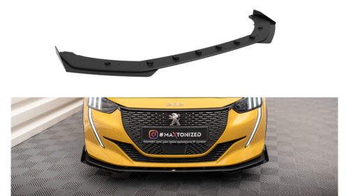 Splitter Peugeot 208 GT II Front Pro + flaps Black-Red