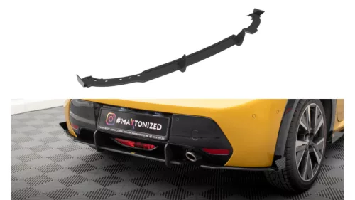 Splitter Peugeot 208 GT II Rear Side Street Pro Red + Gloss Flaps