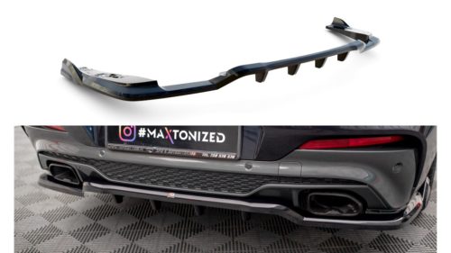 Splitter BMW X4 G02 M-Pack Rear Central with Diffuser v.2