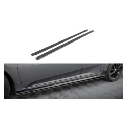   Diffuser Honda Civic X Sport Side Skirts Street Pro Black-Red