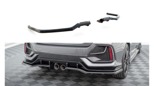 Splitter Honda Civic X Facelift Sport Rear Central with Diffuser